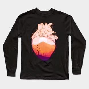 My heart belongs to nature Long Sleeve T-Shirt